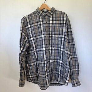 LL Bean Men's Scotch Plaid Flannel Shirt, Traditional Fit - XL